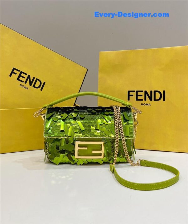 fendi sequins mini baguette bag - Image 8
