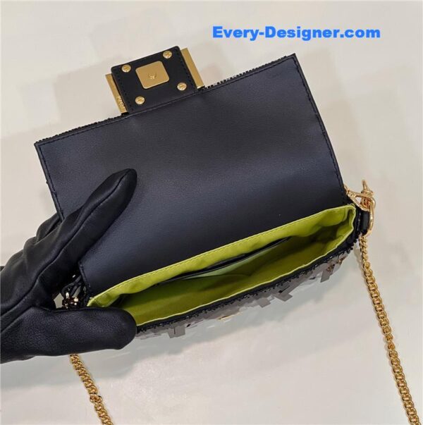 fendi sequins mini baguette bag - Image 4
