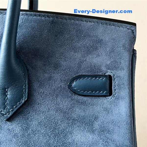 hermes birkin 25 suede bag - Image 5