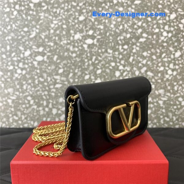 valentino V logo leather bag - Image 4