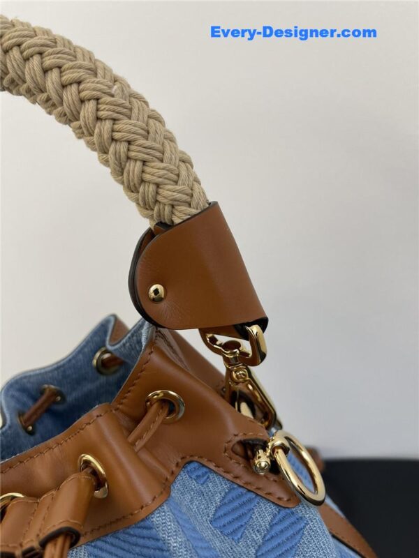 fendi denim bucket bag - Image 4