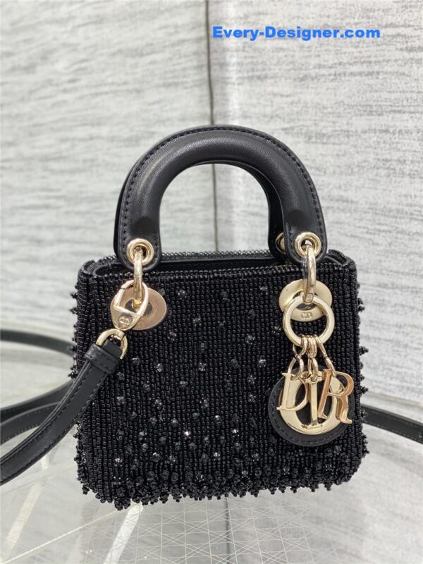 lady dior beads micro bag - Image 6