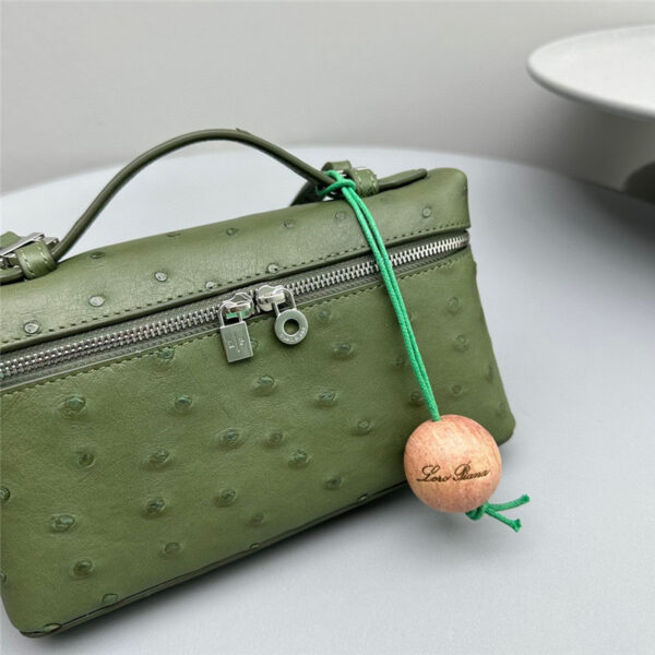 loro piana extra pocket ostrich leather pouch - Image 8