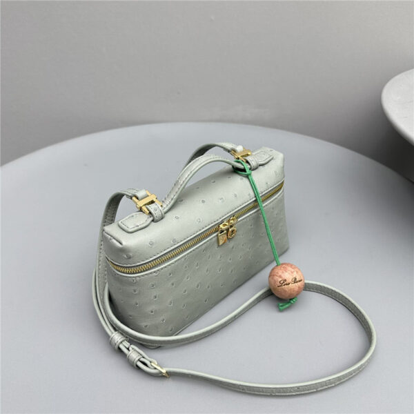 loro piana extra pocket ostrich leather pouch - Image 6
