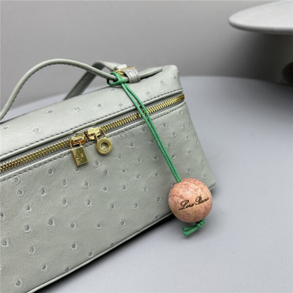 loro piana extra pocket ostrich leather pouch - Image 7
