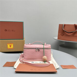 loro piana extra pocket ostrich leather pouch