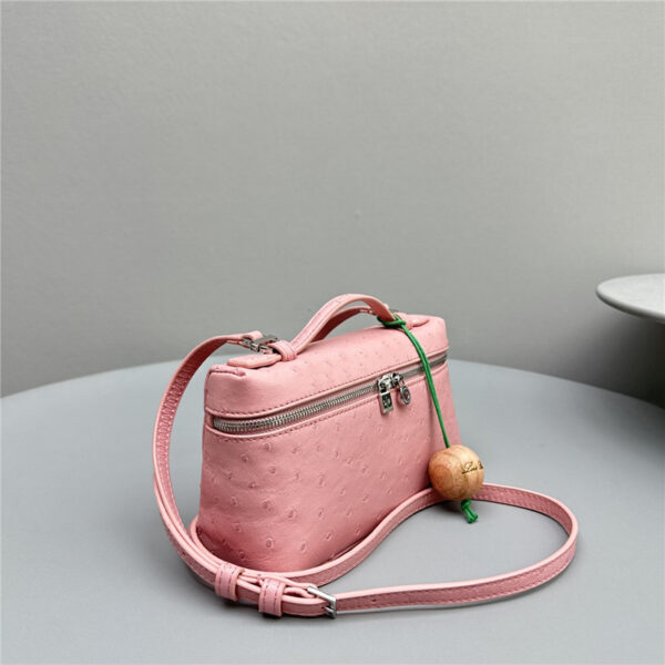 loro piana extra pocket ostrich leather pouch - Image 3