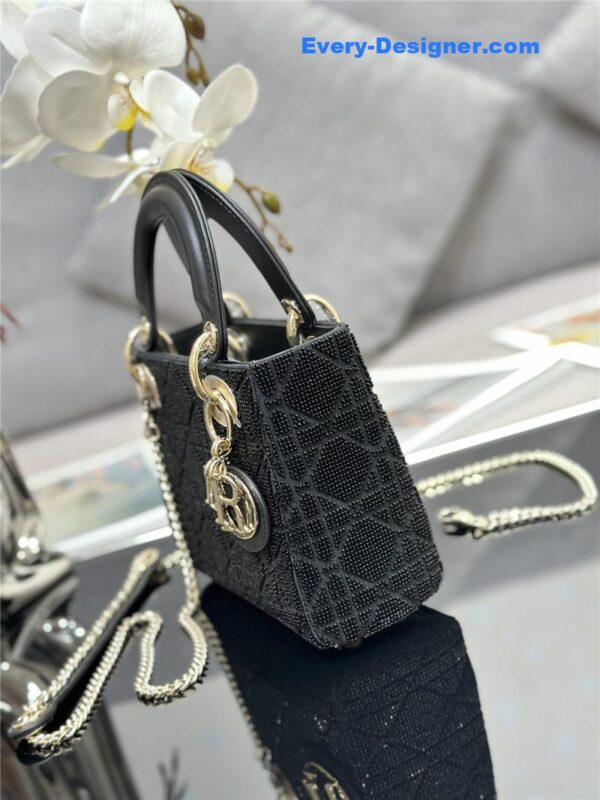 lady dior triple embroidered beads tube bag - Image 3