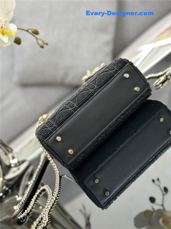 lady dior triple embroidered beads tube bag - Image 5