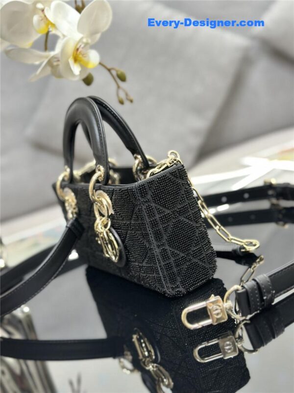 lady Dior triple embroidered beads tube bag - Image 2