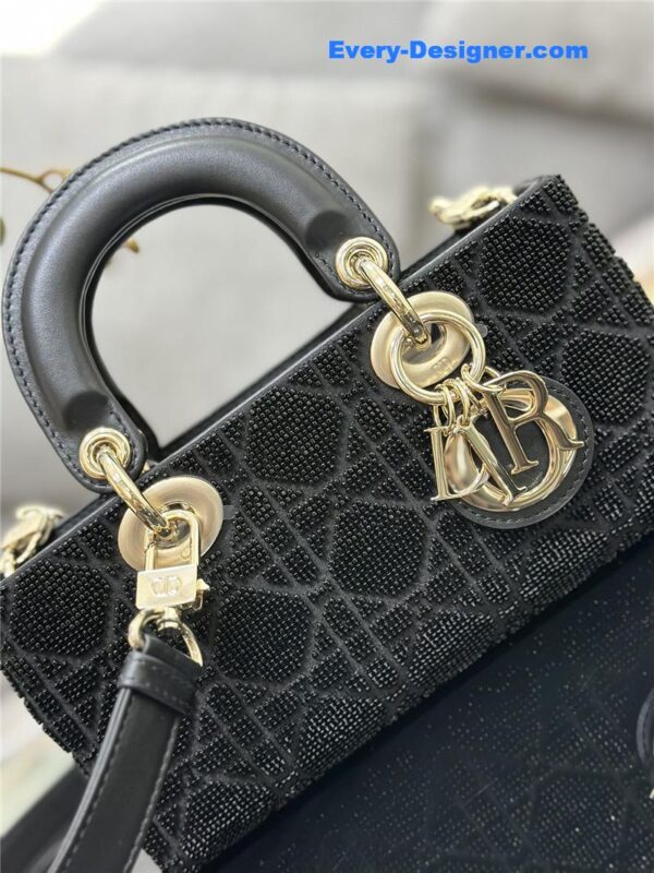 lady Dior triple embroidered beads tube bag - Image 6