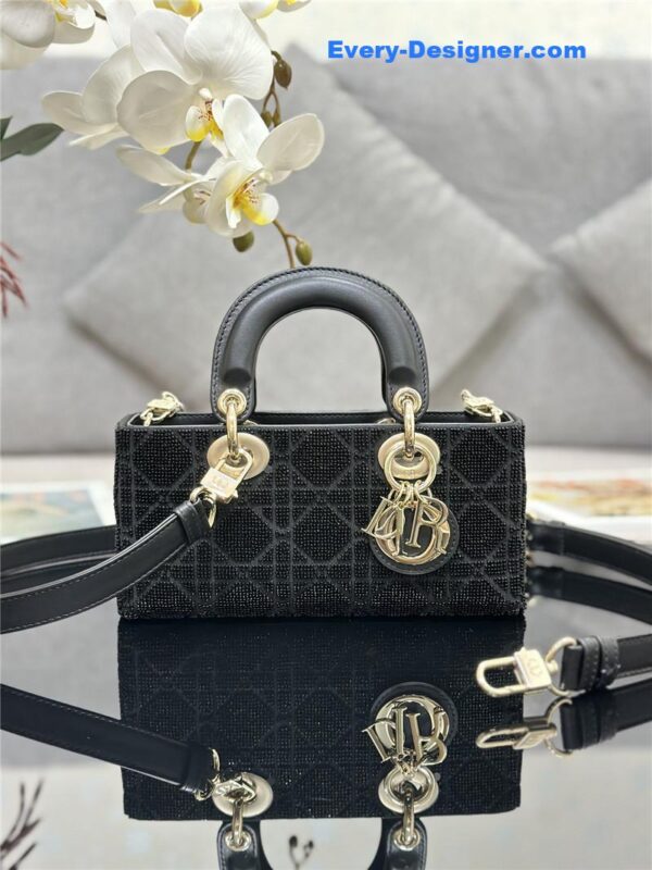 lady Dior triple embroidered beads tube bag - Image 8