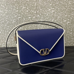 valentino garavani letter leather shoulder bag