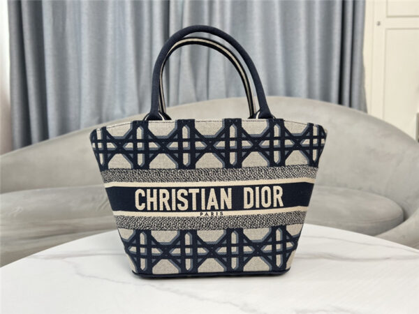 Dior book tote vegetable basket shopping bag - Image 7
