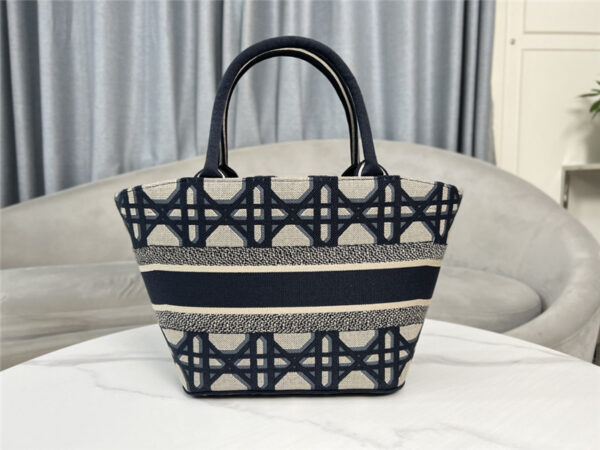 Dior book tote vegetable basket shopping bag - Image 8