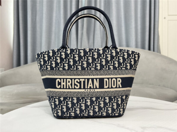 Dior book tote vegetable basket shopping bag - Image 9