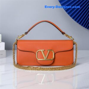 valentino VLogo Signature calfskin shoulder bag