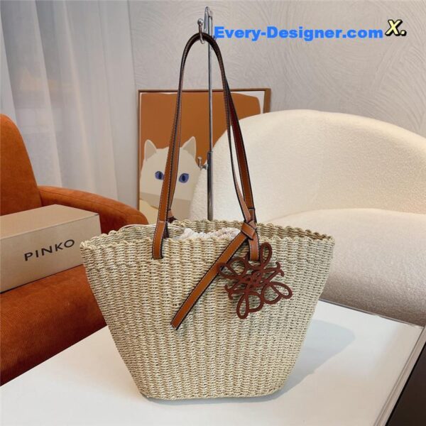 loewe straw bag x-Tote - Image 5