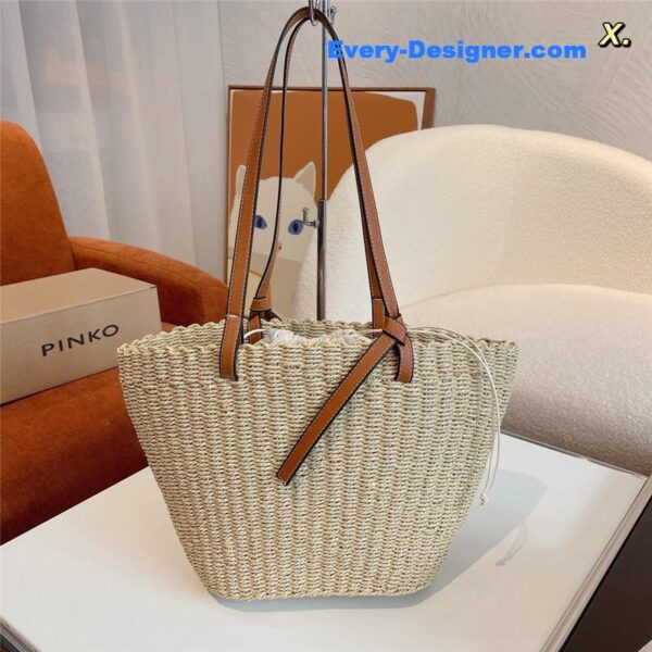 loewe straw bag x-Tote - Image 6
