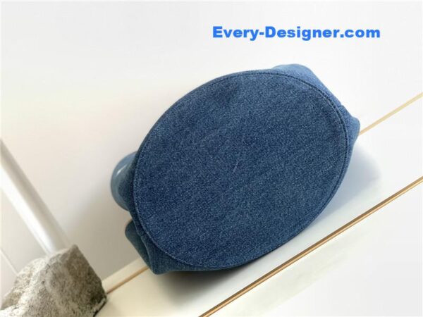 celine blue denim canvas couffin bag - Image 6