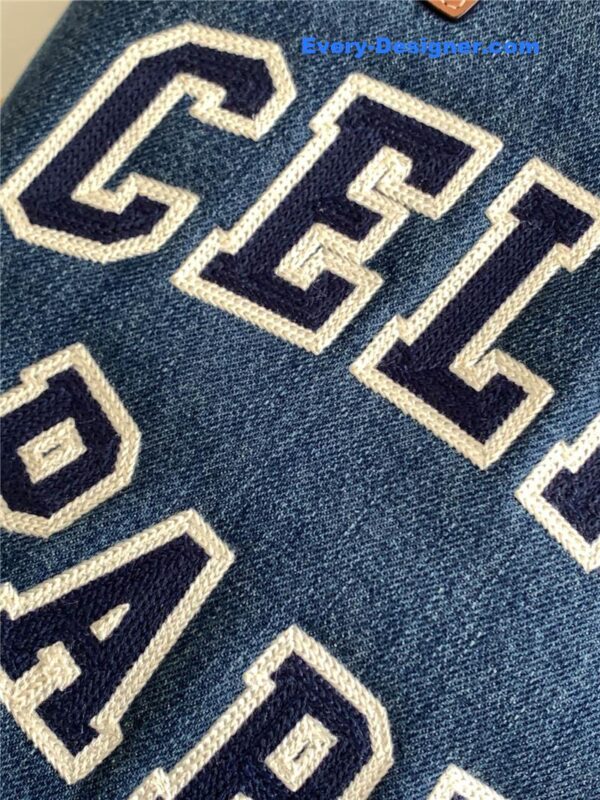 celine blue denim canvas couffin bag - Image 7