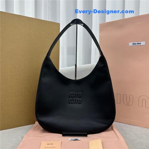 miumiu leather hobo tote bag - Image 2