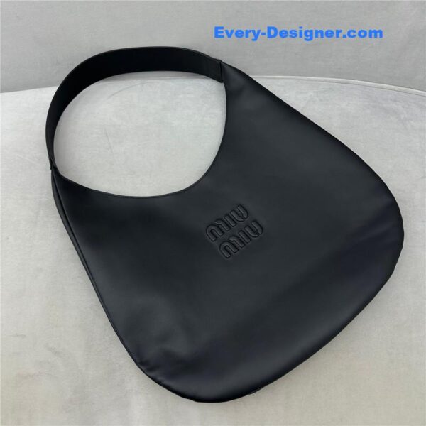 miumiu leather hobo tote bag - Image 5