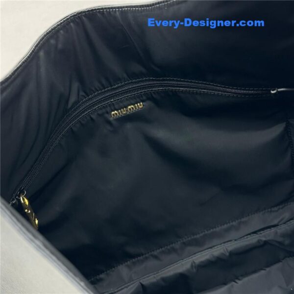 miumiu leather hobo tote bag - Image 7