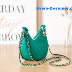 CC small hobo bag green