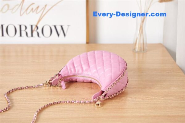 CC small hobo bag pink - Image 7