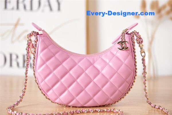 CC small hobo bag pink - Image 8