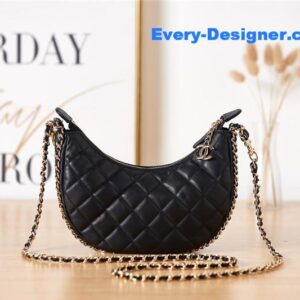 CC small hobo bag black