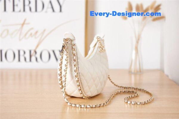 CC small hobo bag white - Image 2