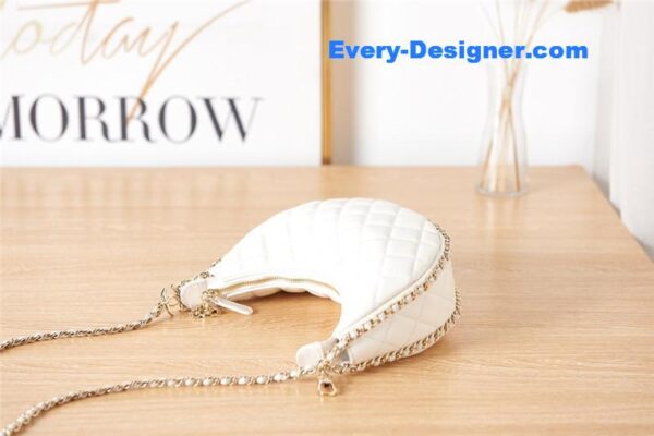 CC small hobo bag white - Image 7