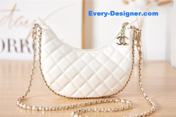 CC small hobo bag white - Image 8