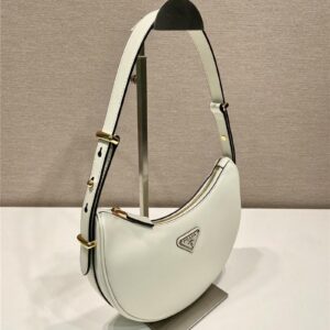 prada moon leather shoulder bag