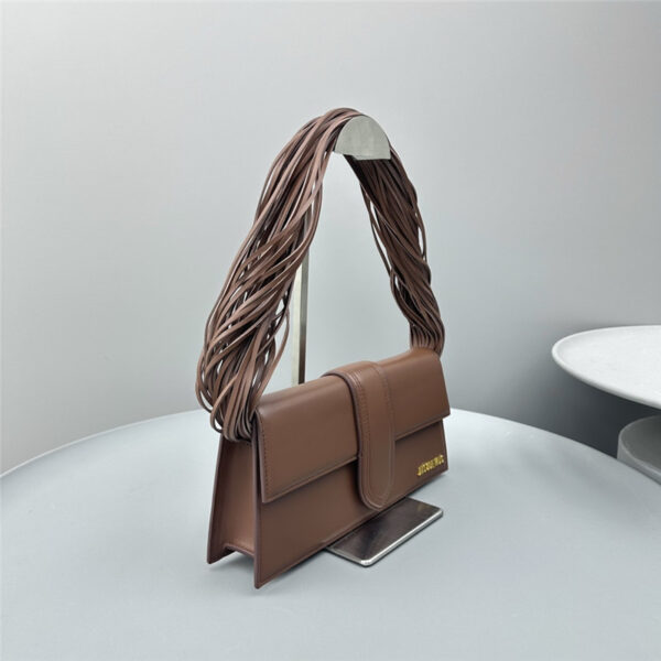 Jacquemus Tassel Shoulder Bag Brown - Image 3