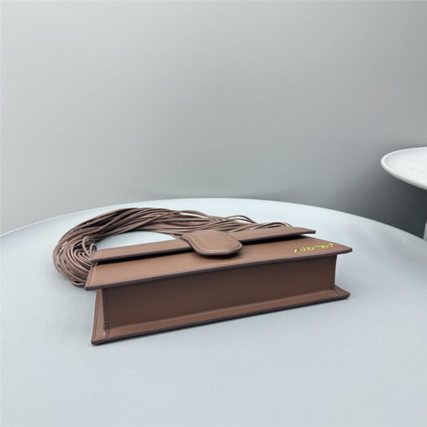 Jacquemus Tassel Shoulder Bag Brown - Image 5