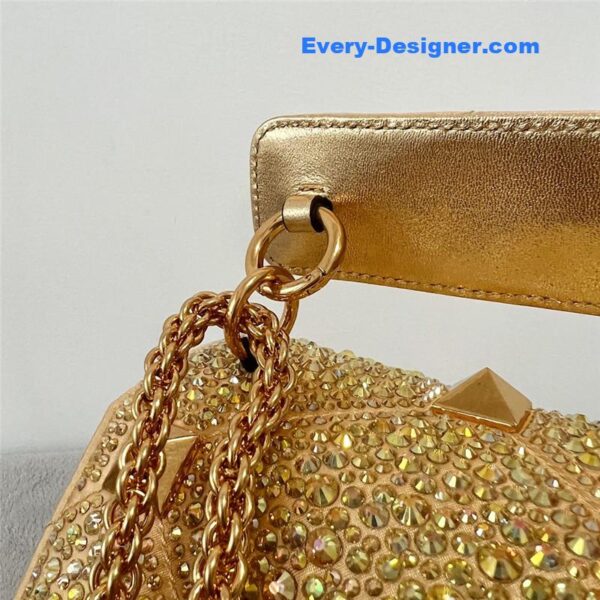 valentino garavani roman stud crystal shoulder bag - Image 4