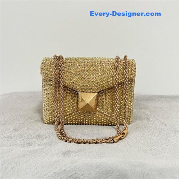 valentino one stud crystal micro bag - Image 4
