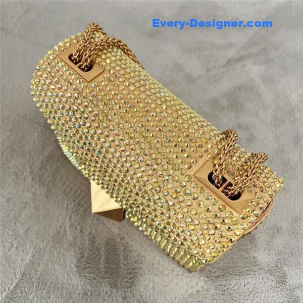 valentino one stud crystal micro bag - Image 5