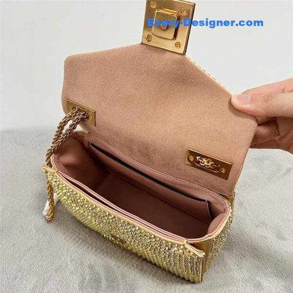 valentino one stud crystal micro bag - Image 8