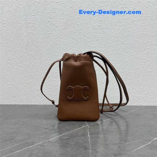 celine drawstring phone bag