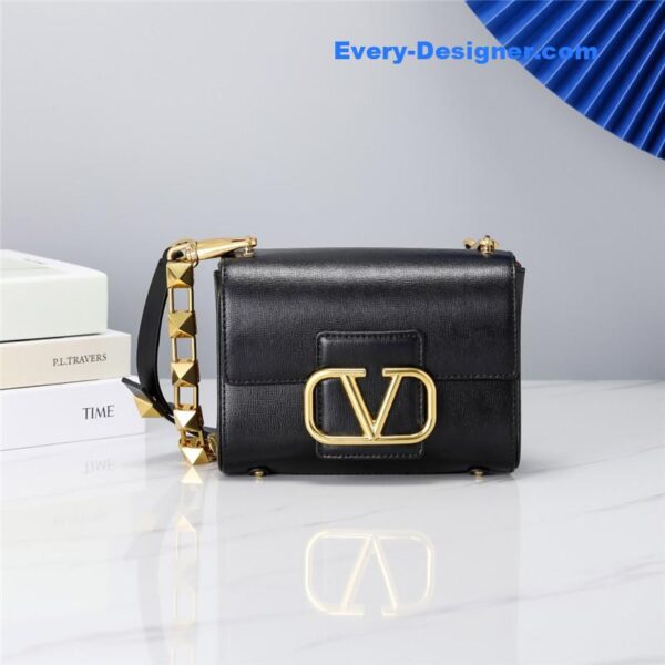 valentino V logo bag in grained calfskin - Image 2