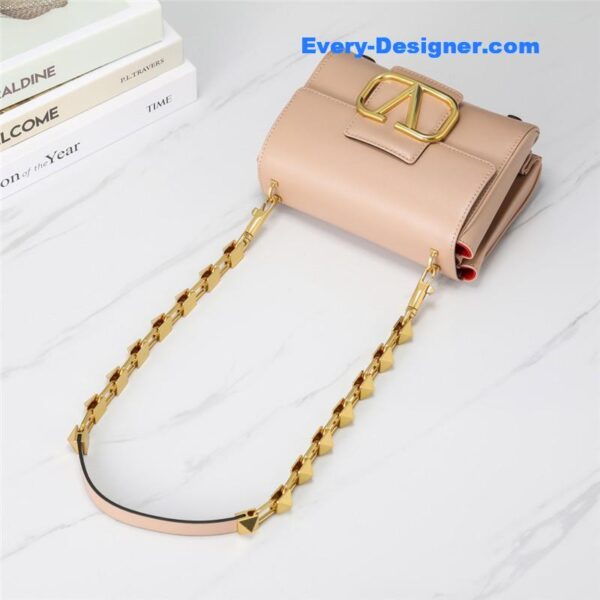 valentino V logo bag in grained calfskin - Image 5
