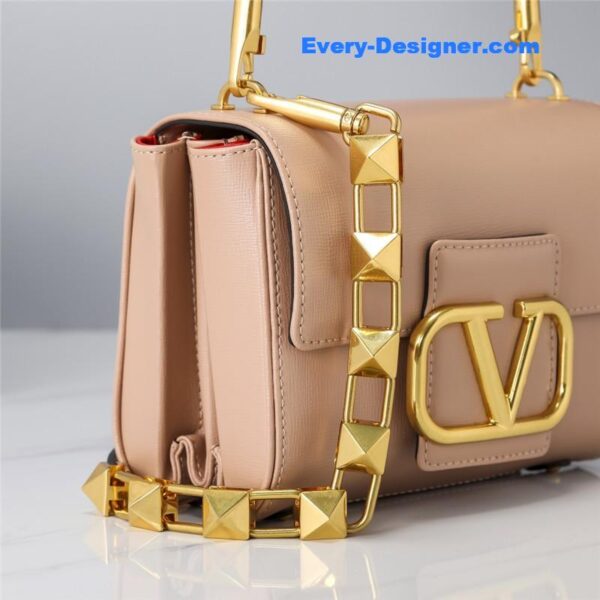 valentino V logo bag in grained calfskin - Image 6