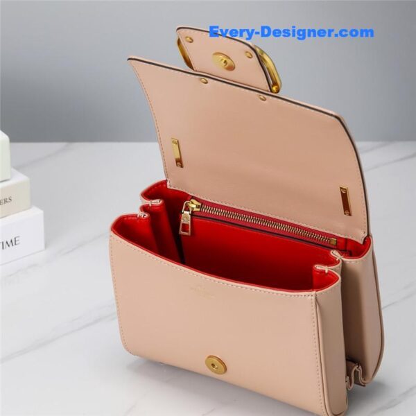 valentino V logo bag in grained calfskin - Image 7