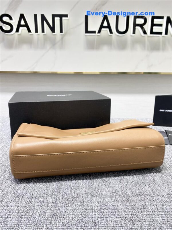 ysl leather nubuck shopping bag - Image 8