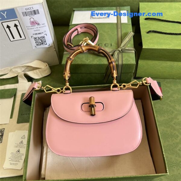 Gucci Bamboo 1947 series bamboo small handbag - Image 4