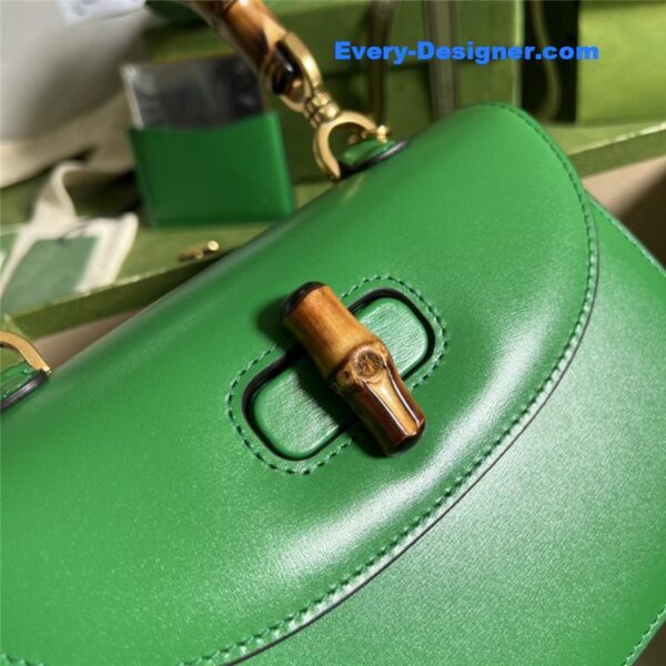 Gucci Bamboo 1947 series bamboo small handbag - Image 9